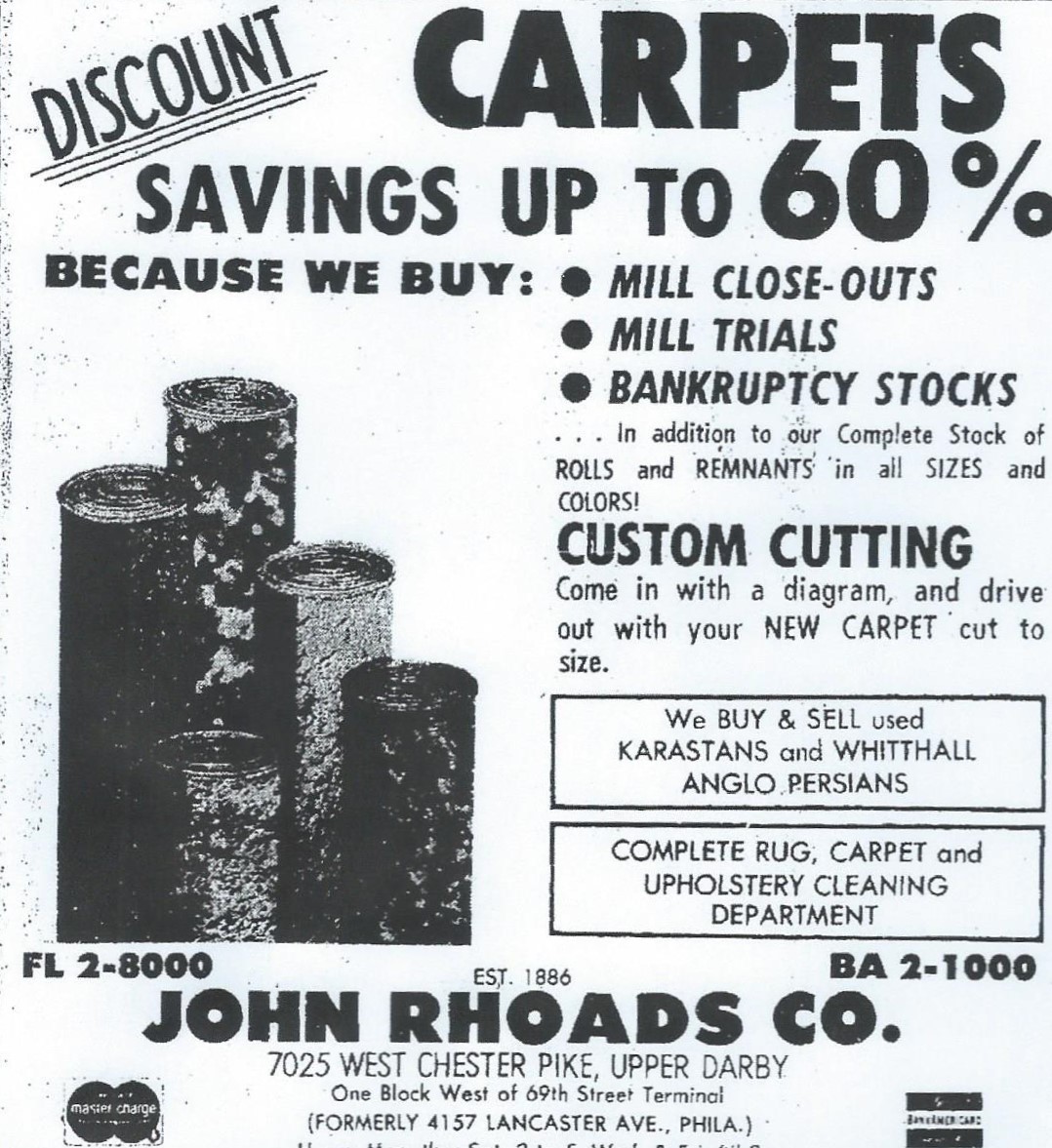 John Roads Co. advertisement