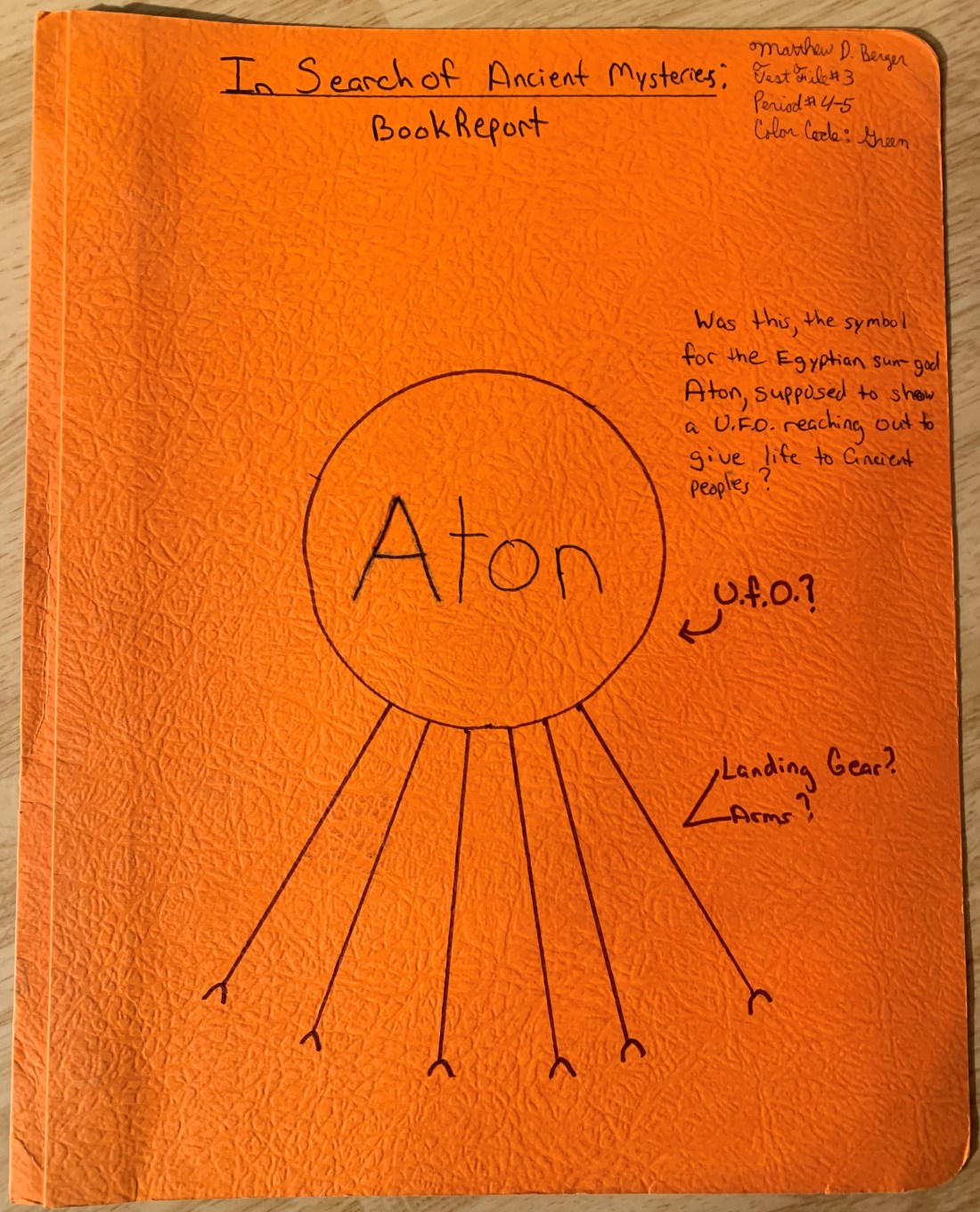 Ancient Mysteries book report.JPG